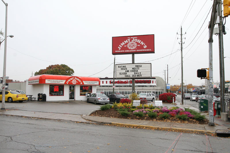 Random Rippling - Jimmy John's re-landscaped 