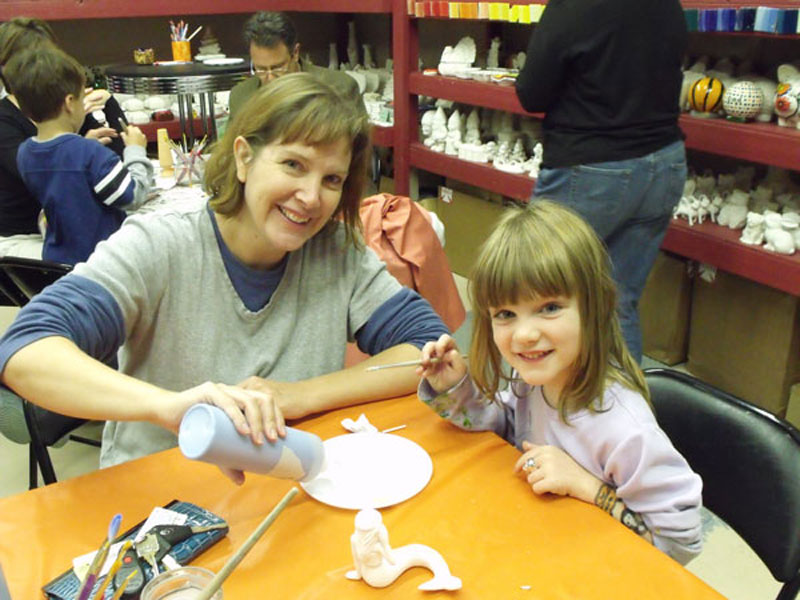 Ceramic Dreams Studio & Gifts raises over $500 for Peyton Manning Children's Hospital 