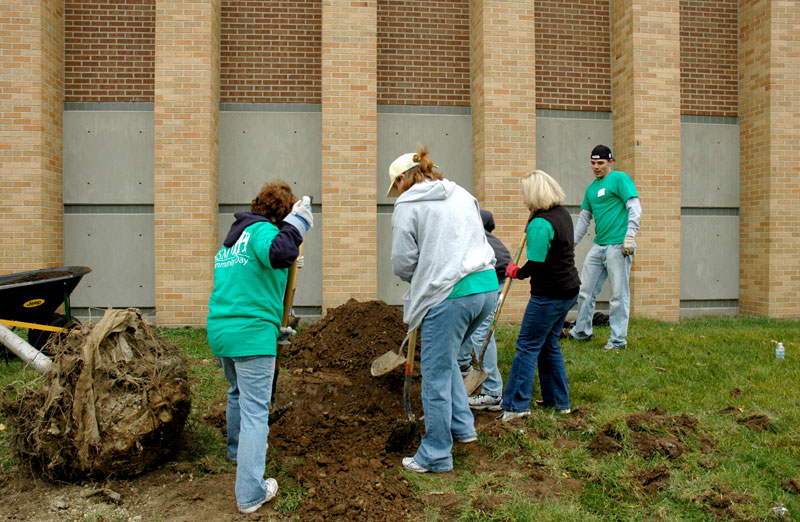 Random Rippling - BRHS gets new trees on campus 