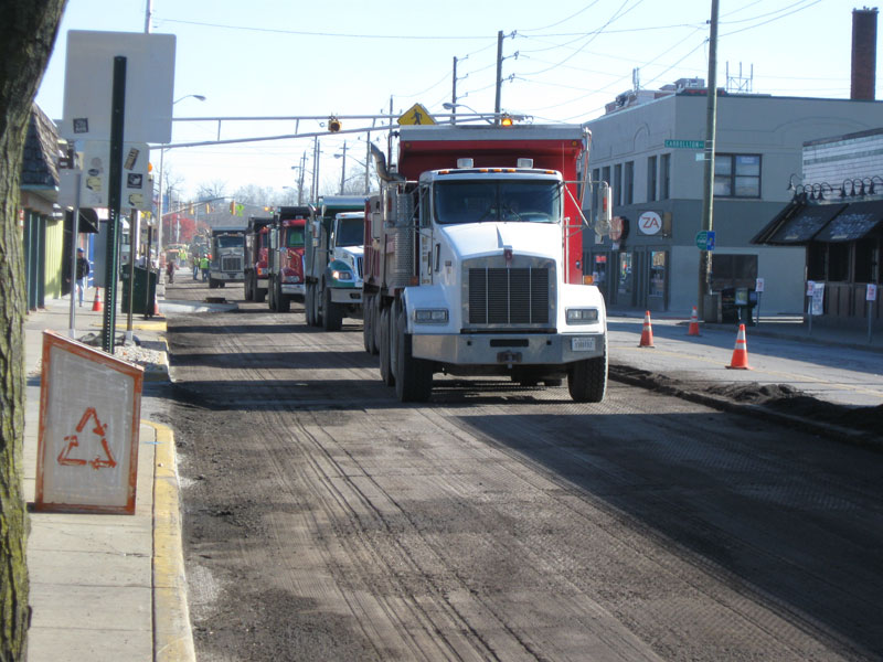 Random Rippling - BR Avenue Resurfacing continues 