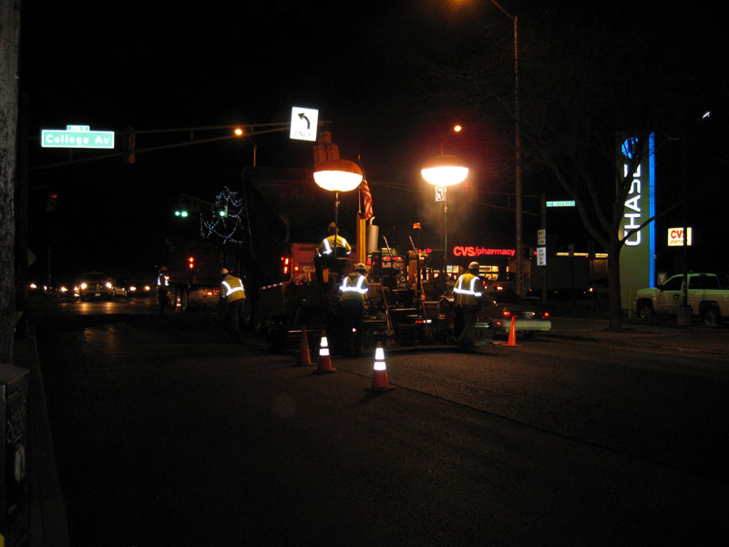 Random Rippling - BR Avenue Resurfacing continues 