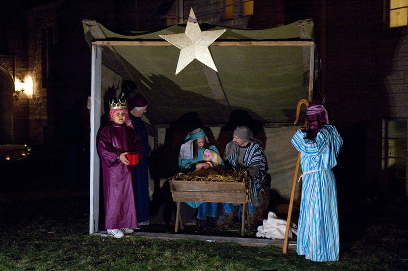 Random Rippling - BRUM live nativity 