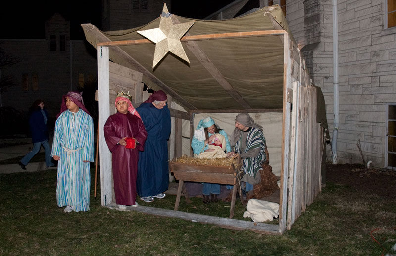 Random Rippling - BRUM live nativity 