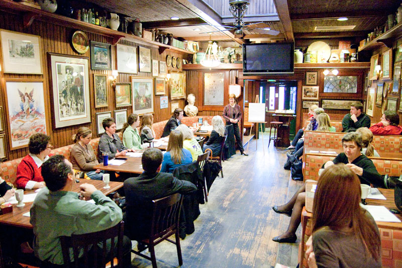The March BRVA business division meeting at Union Jack.