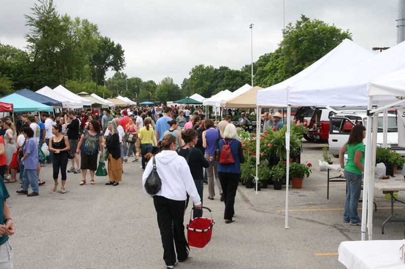 Farmers Market opening day May 22, 2010