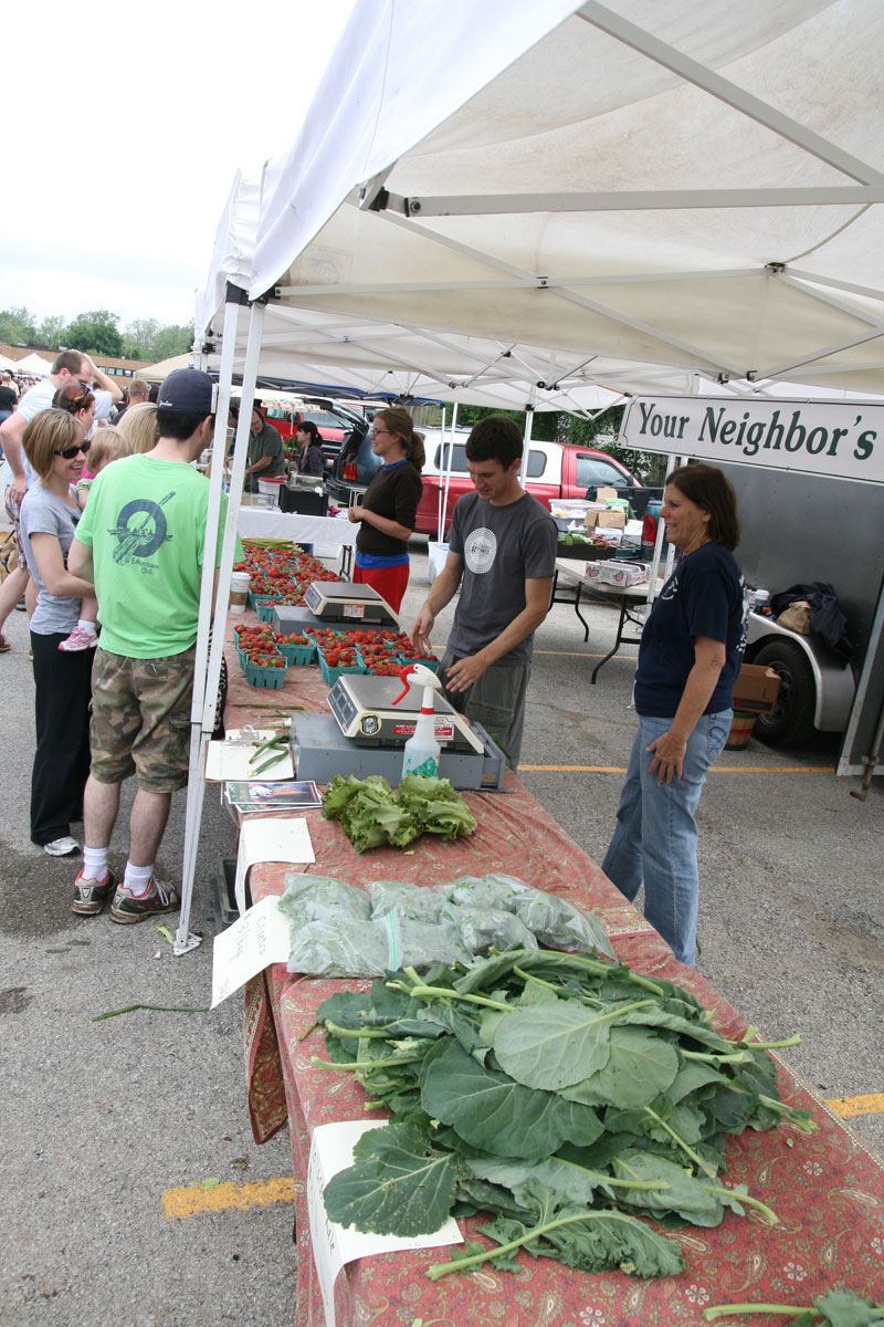Farmers Market opening day May 22, 2010
