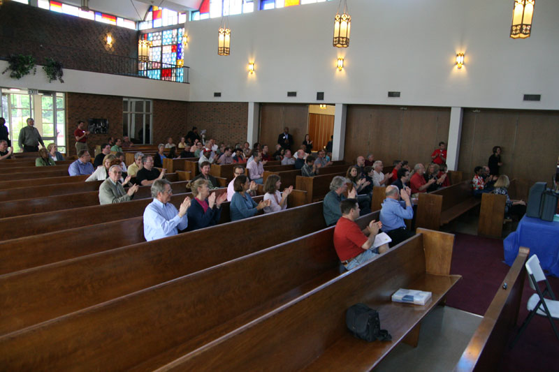 Random Rippling - Public transit meeting held in Midtown