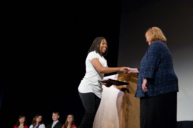 Schumacher presented with BRHS award - by Jamie Pointer