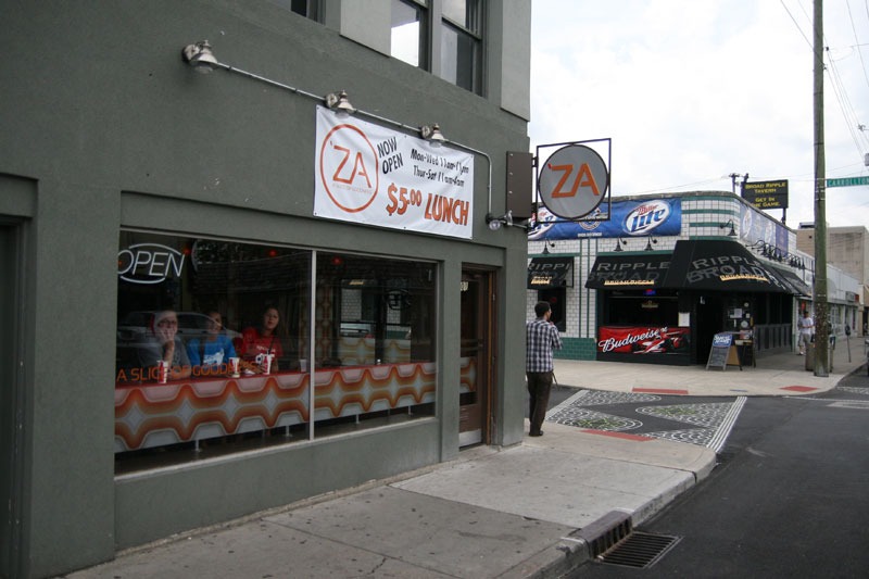 Random Rippling - 'ZA Pizza reopens