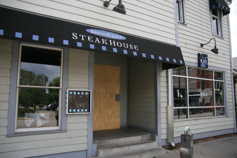 Random Rippling - Broad Ripple Steakhouse closes