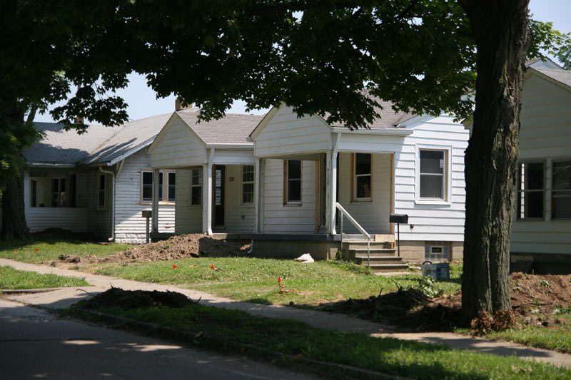 Random Rippling - houses spared