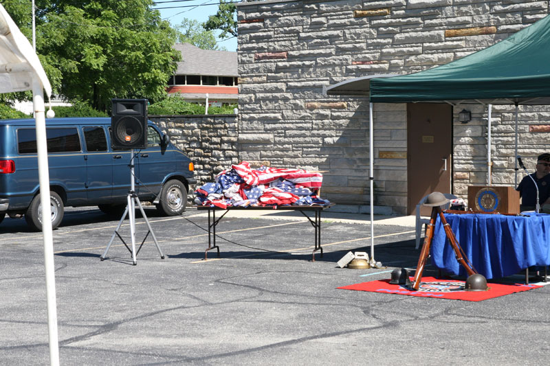 Random Rippling - Flag Retirement Ceremony at Post