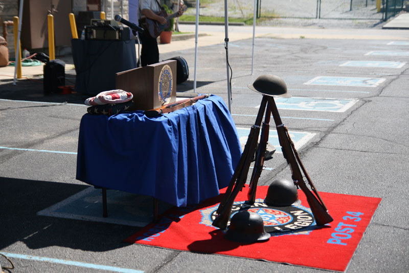 Random Rippling - Flag Retirement Ceremony at Post