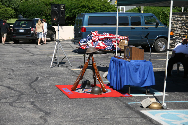 Random Rippling - Flag Retirement Ceremony at Post