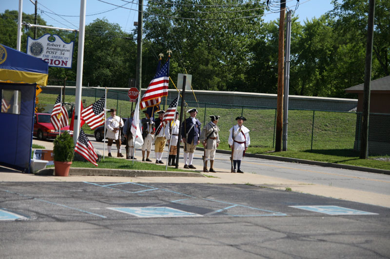 Random Rippling - Flag Retirement Ceremony at Post