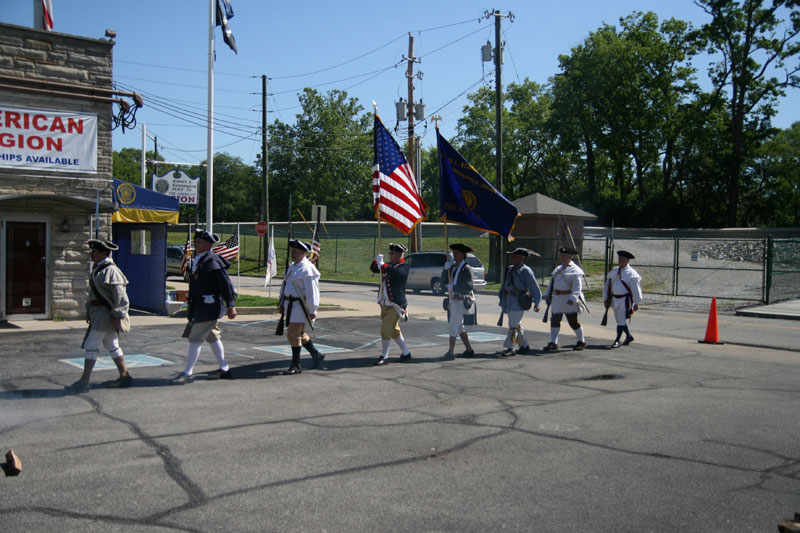 Random Rippling - Flag Retirement Ceremony at Post