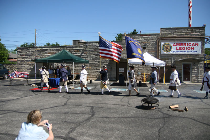 Random Rippling - Flag Retirement Ceremony at Post