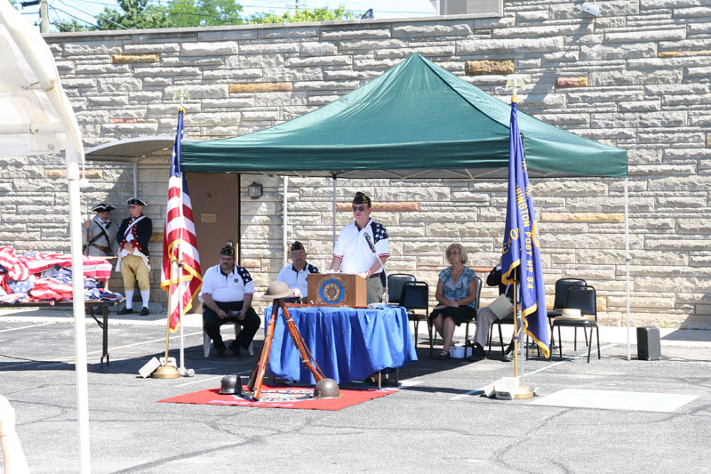 Random Rippling - Flag Retirement Ceremony at Post