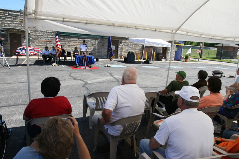 Random Rippling - Flag Retirement Ceremony at Post