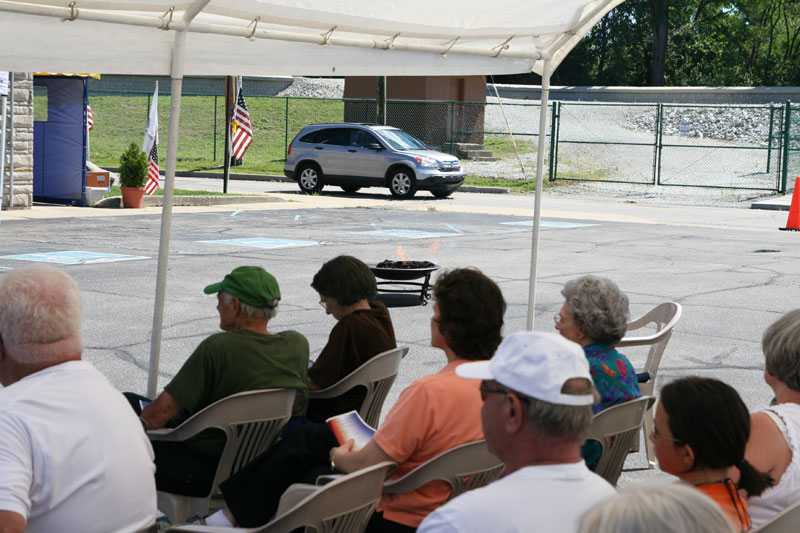 Random Rippling - Flag Retirement Ceremony at Post