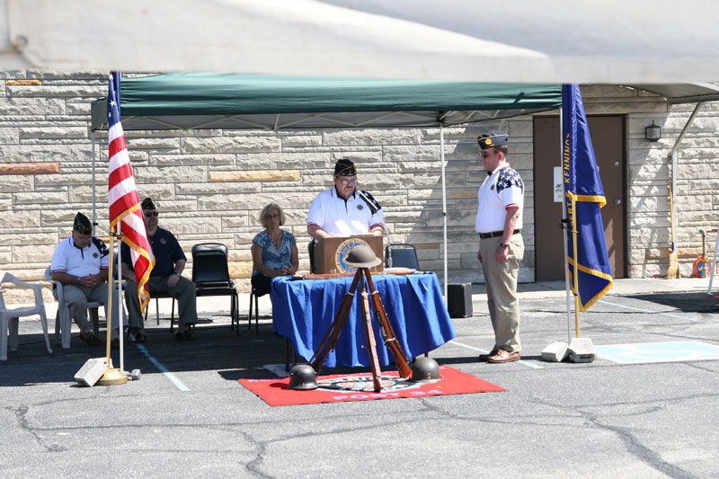 Random Rippling - Flag Retirement Ceremony at Post