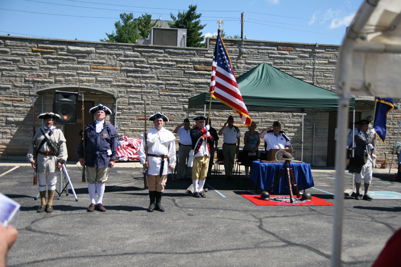 Random Rippling - Flag Retirement Ceremony at Post