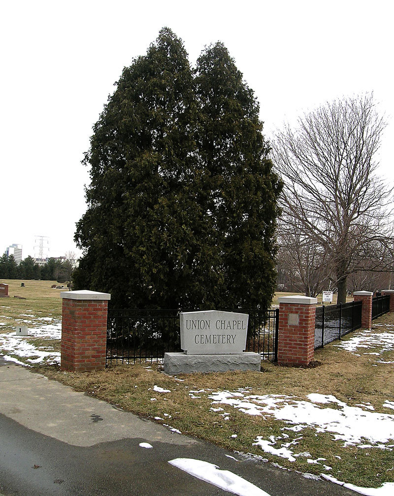 BR history is at Union Chapel Cemetery - by John D. Hague