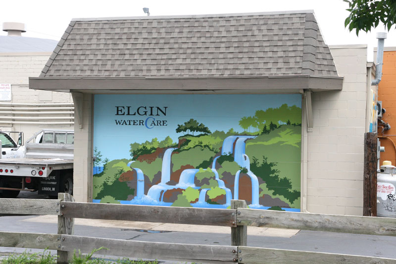 Random Rippling - Mural on Monon