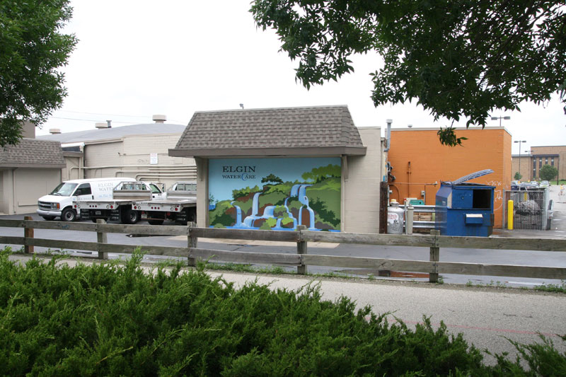 Random Rippling - Mural on Monon