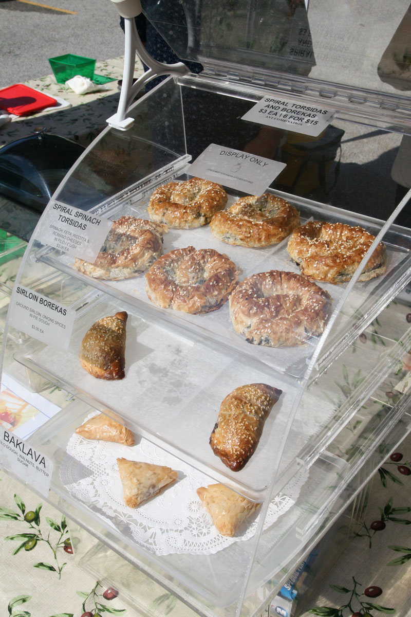 Pastries at Lena's Mediterranean Kitchen booth