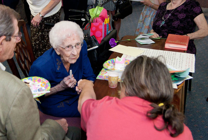 Random Rippling - BRUMC member celebrates 100th birthday