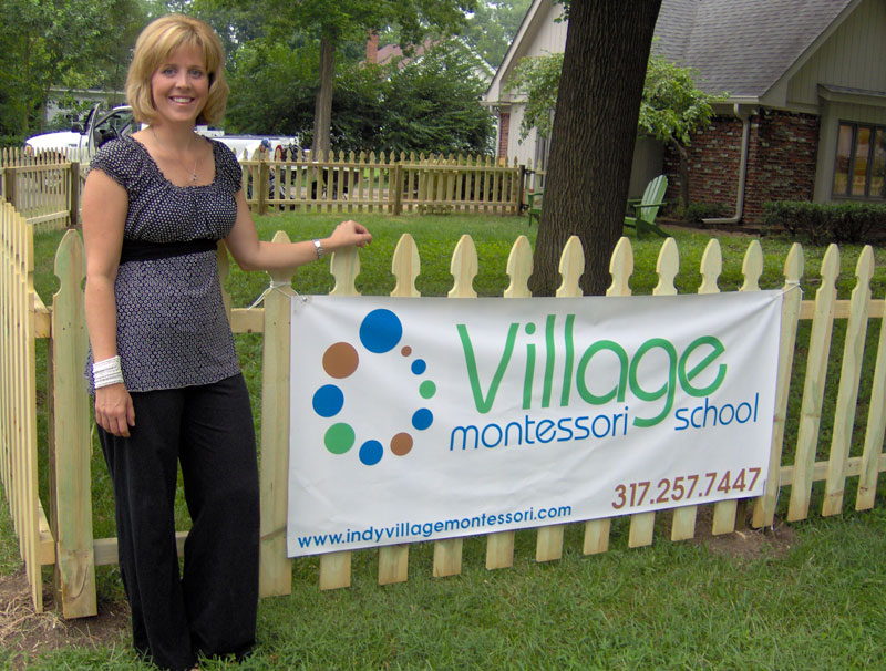Rachel Goodburn is part owner and head of the Village Montessori School that opens August 16 in Broad Ripple Village.
