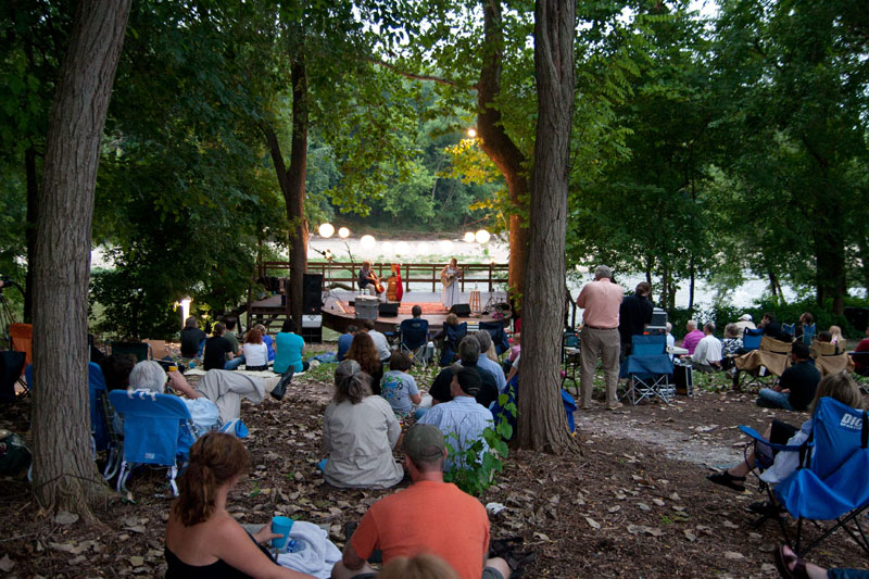 Random Rippling - Wahlers/Parido evening concert along the White River