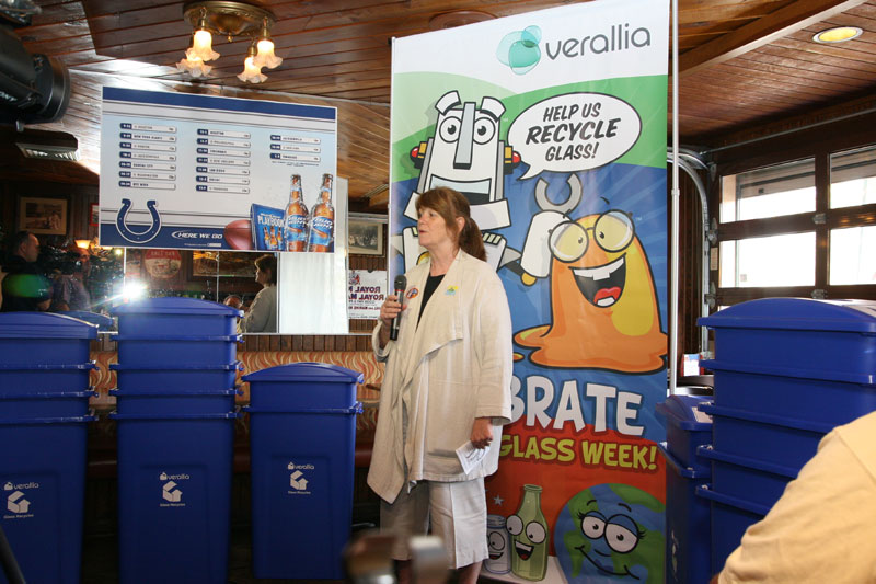 Brenda Rising-Moore at the Union Jack press conference.