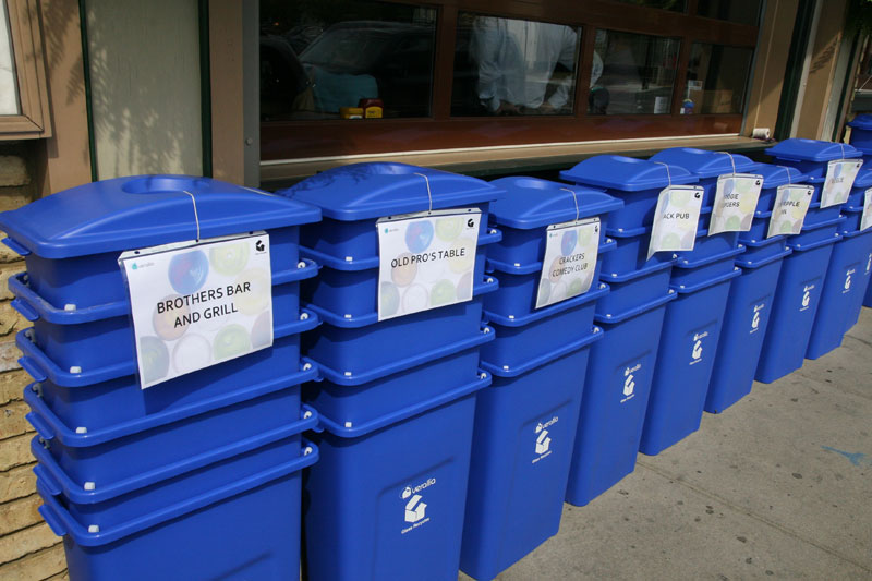 Random Rippling - Glass recycling expands in Village