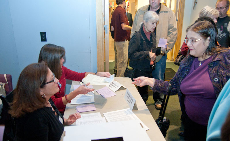 BRVA members voted in the board elections at the October meeting.