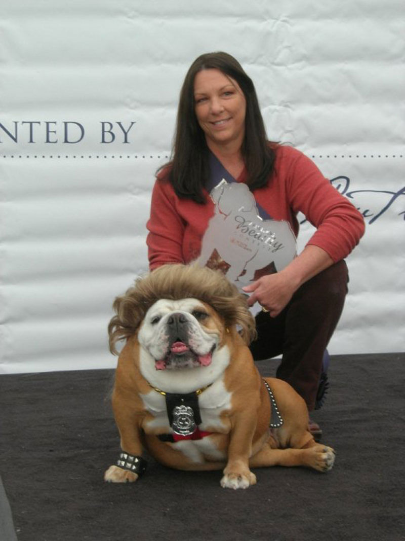 Hercules and owner Gale Ann Wolfbrandt-Penno.