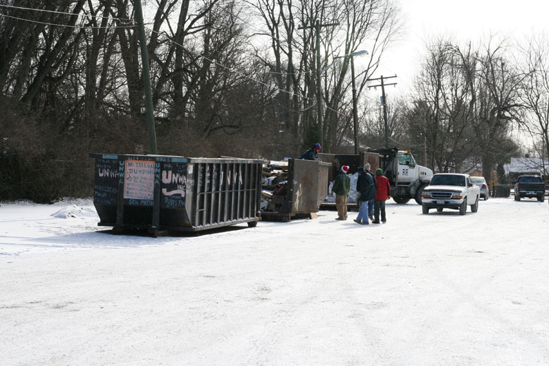 Random Rippling - Recycling day at Broad Ripple Park