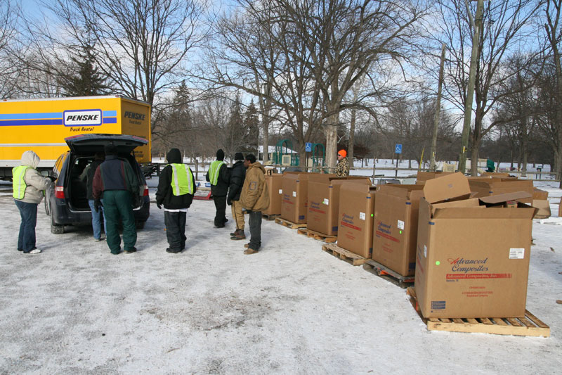 Random Rippling - Recycling day at Broad Ripple Park