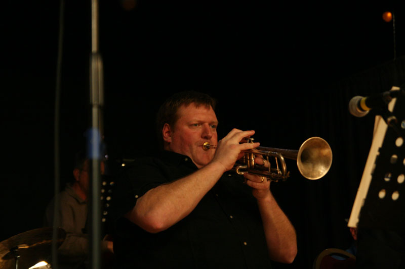 Jazz Kitchen's David Allee performing at the event.