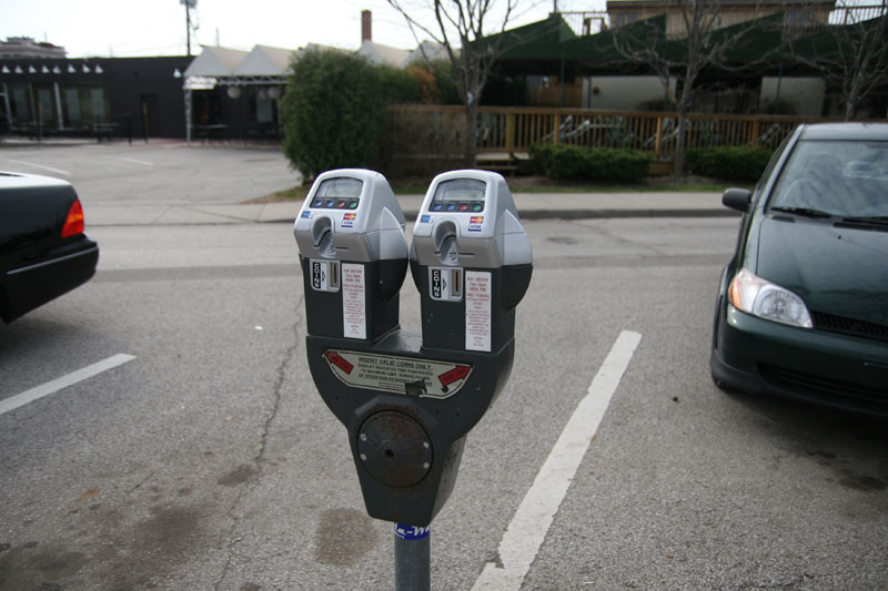 Random Rippling - New parking meters