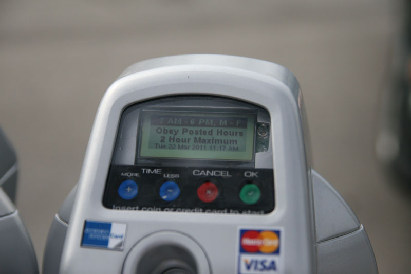 Random Rippling - New parking meters