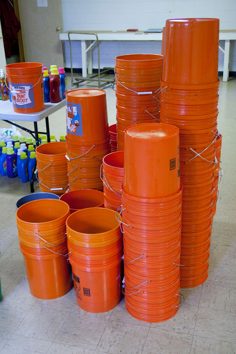 Random Rippling - Flood Buckets