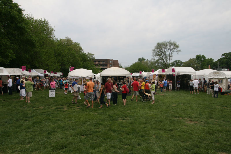 2011 Broad Ripple Art Fair at the Indianapolis Art Center