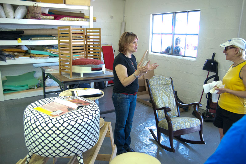 Furniture restoration & reupholstering at modhomeec.