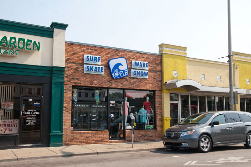 Random Rippling - Ripple Surf and Board Shop sign