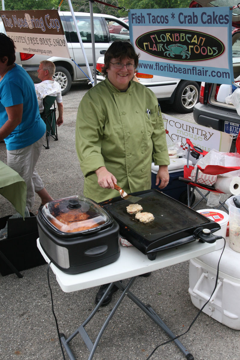 Crab Cakes at Floribean Flair Foods.