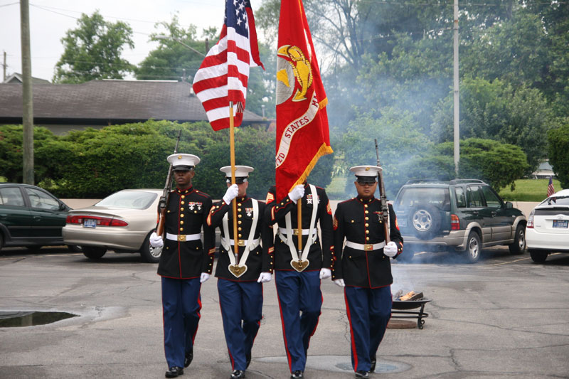 Random Rippling - Flag Day Retirement Ceremony