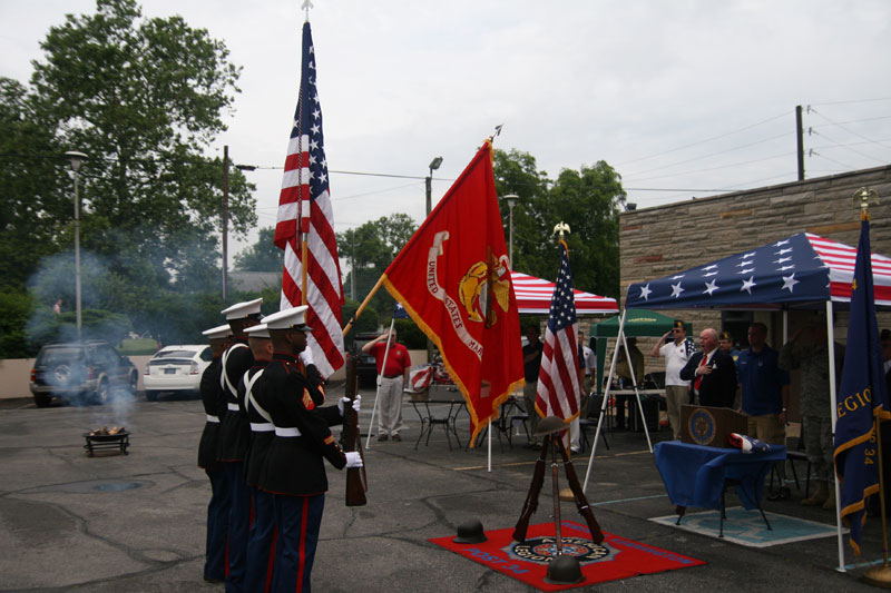 Random Rippling - Flag Day Retirement Ceremony