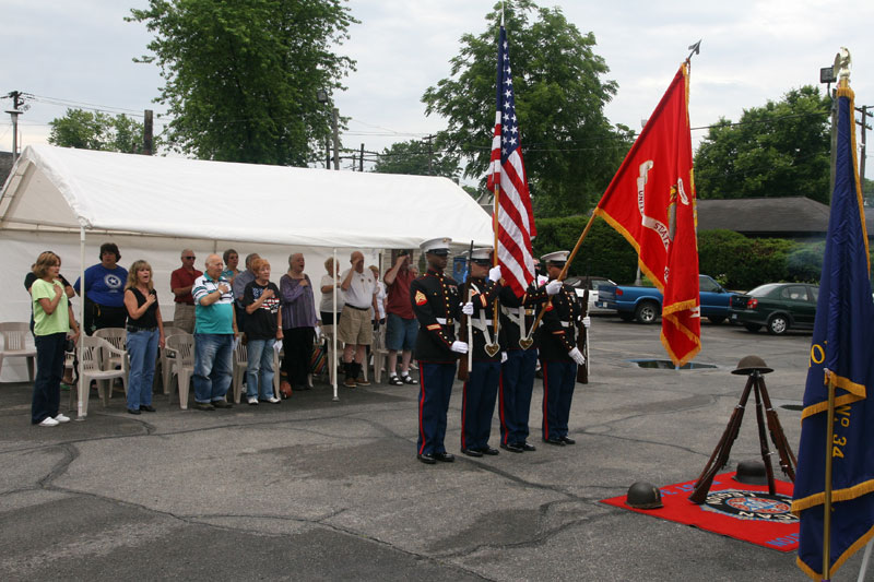 Random Rippling - Flag Day Retirement Ceremony